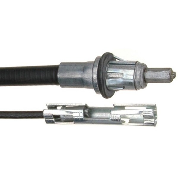 OE Replacement; 108.88 Inch Cable Length/ 98.5 Inch Housing Length; Barrel End Type